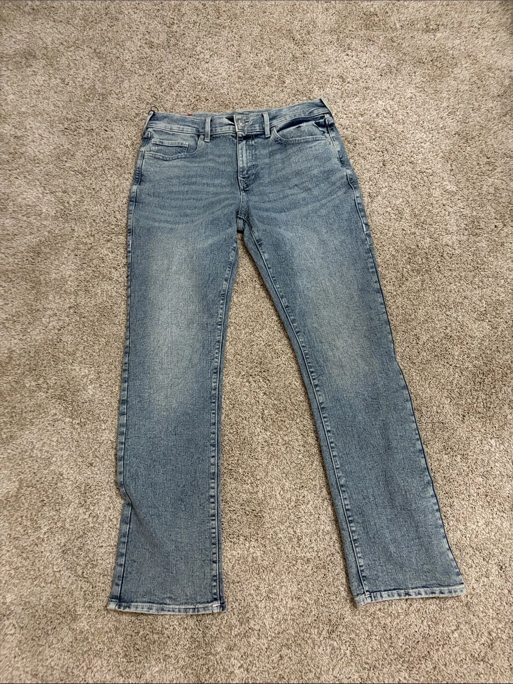 True Religion Men's Medium Blue Straight-Leg Jeans